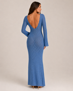 Liora - Dames Gehaakte Maxi Boho Jurk