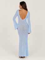 Liora - Dames Gehaakte Maxi Boho Jurk