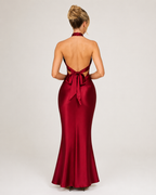 Leontine - Strapless Avondjurk Met Hoge Split