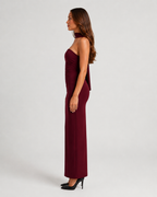 Lorielle - Strapless Avondjurk Met Sjaaldetail