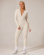 Kalia - Naadloze Sport Jumpsuit Met Rits
