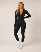 Kalia - Naadloze Sport Jumpsuit Met Rits