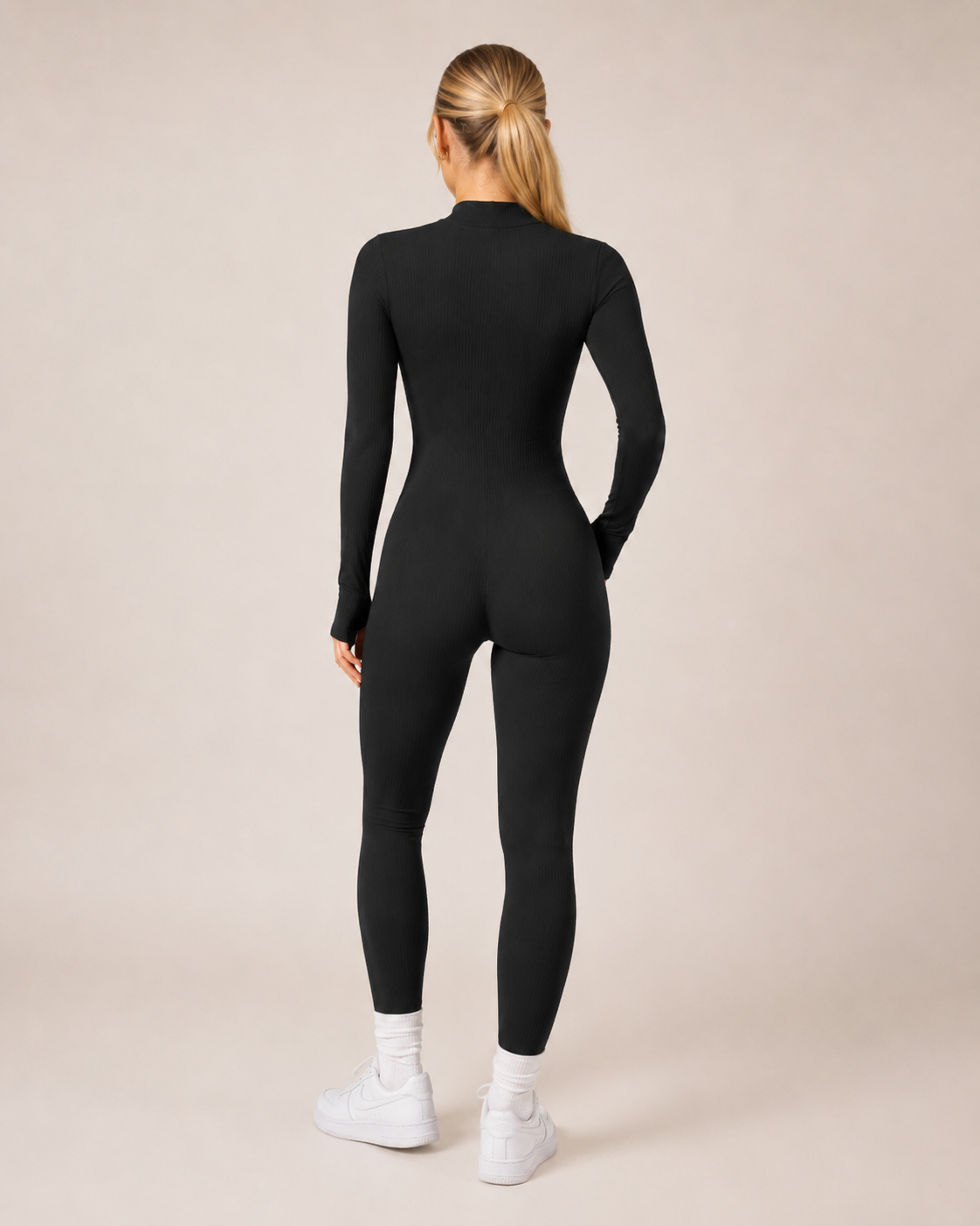 Kalia - Naadloze Sport Jumpsuit Met Rits