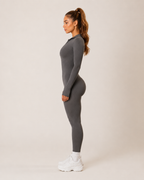 Kalia - Naadloze Sport Jumpsuit Met Rits