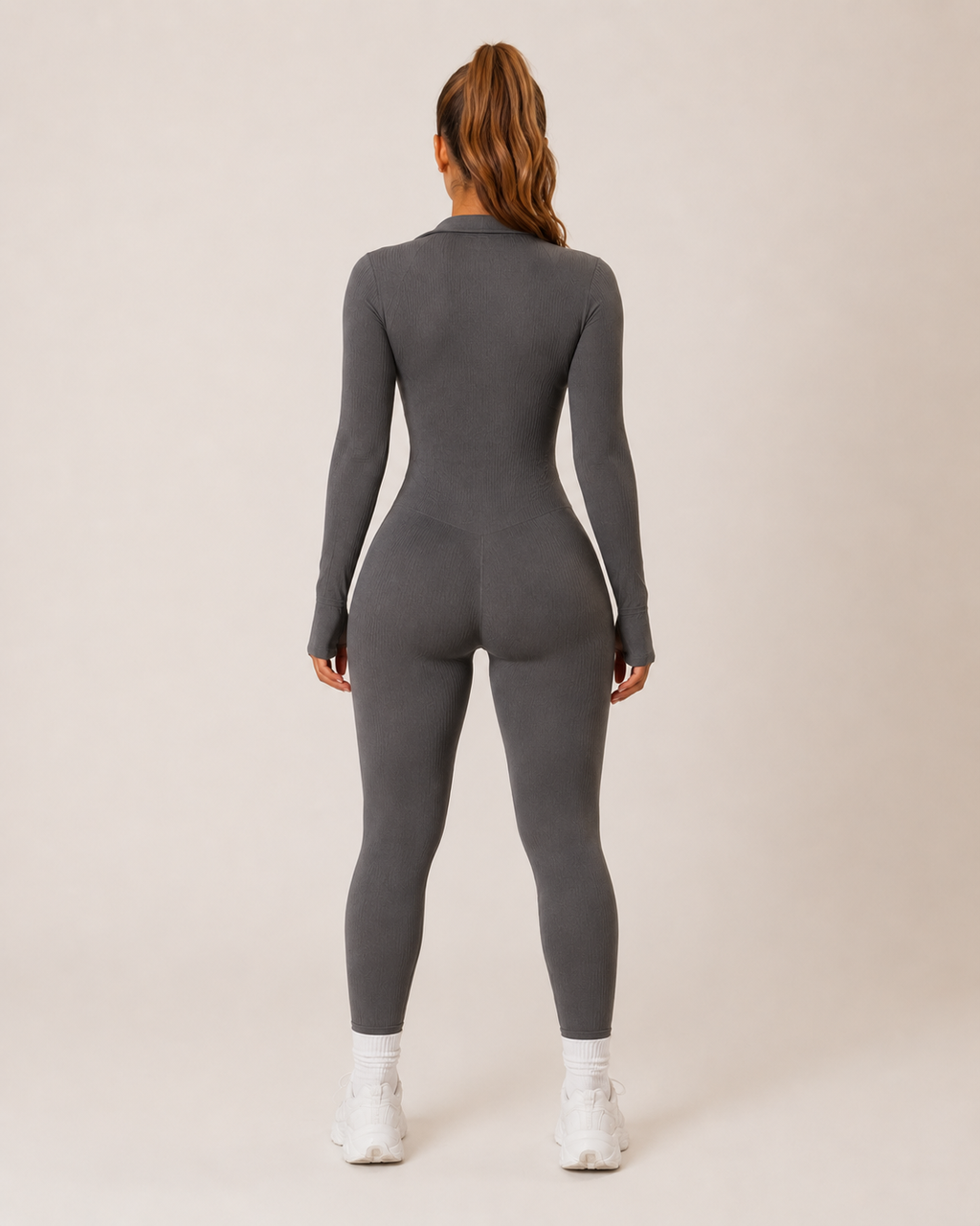 Kalia - Naadloze Sport Jumpsuit Met Rits