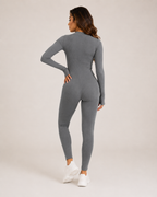Kalia - Naadloze Sport Jumpsuit Met Rits