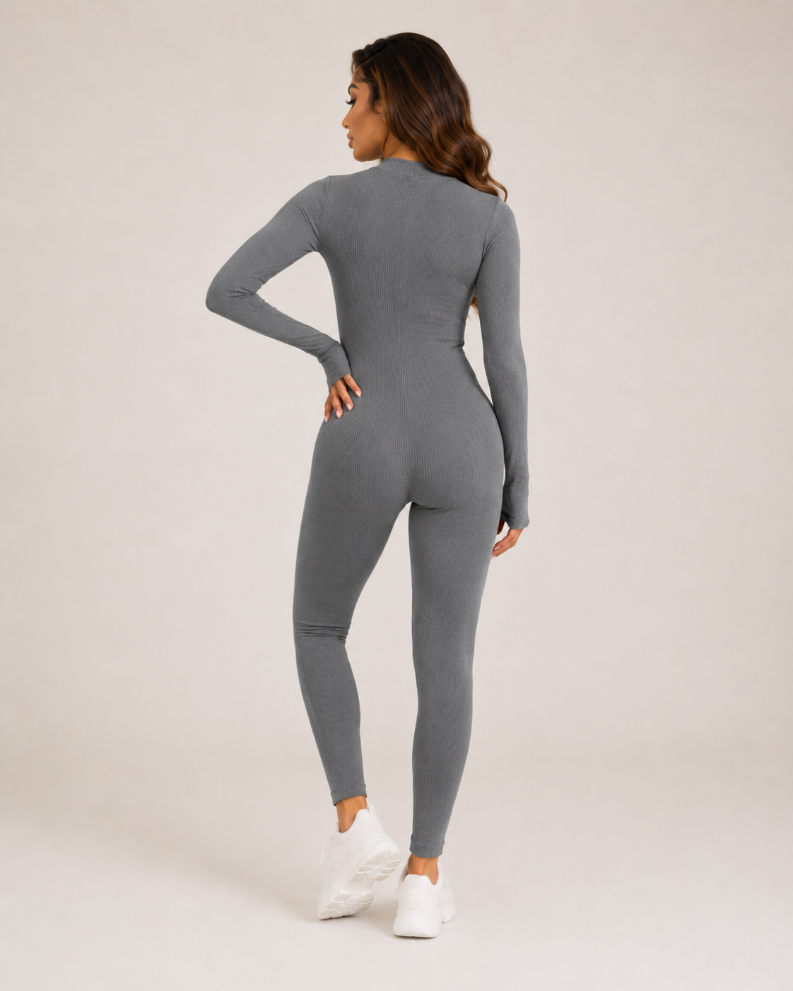 Kalia - Naadloze Sport Jumpsuit Met Rits