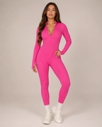 Kalia - Naadloze Sport Jumpsuit Met Rits