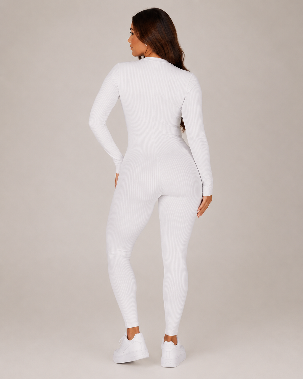 Kalia - Naadloze Sport Jumpsuit Met Rits