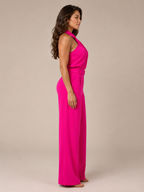 Noralie - Dames Jumpsuit Met Halterhals En Palazzo Broek