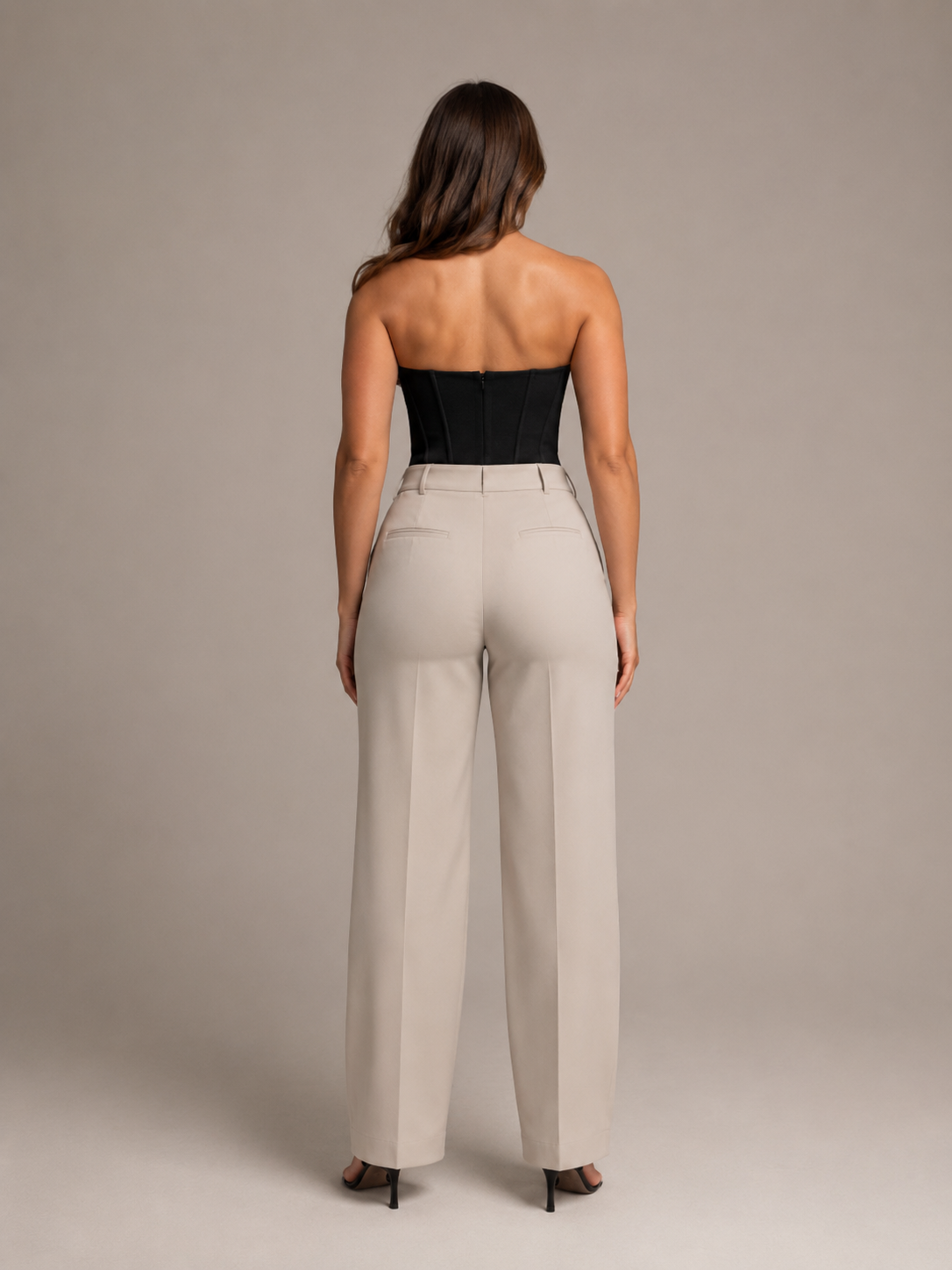 Paola - Strapless Corset Top Met Satijnlook