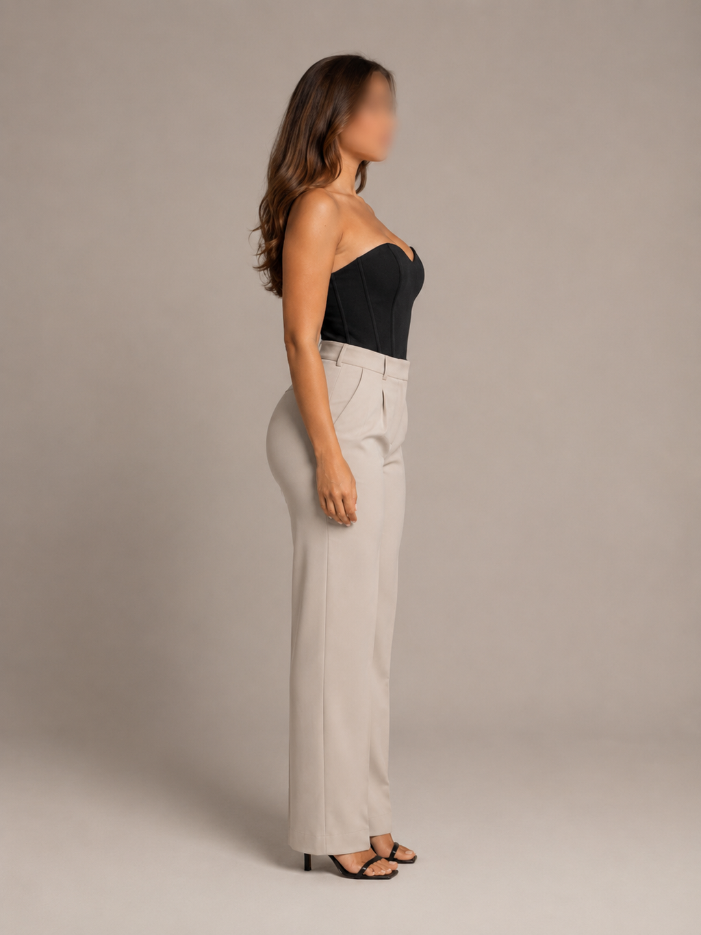 Paola - Strapless Corset Top Met Satijnlook