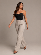 Paola - Strapless Corset Top Met Satijnlook