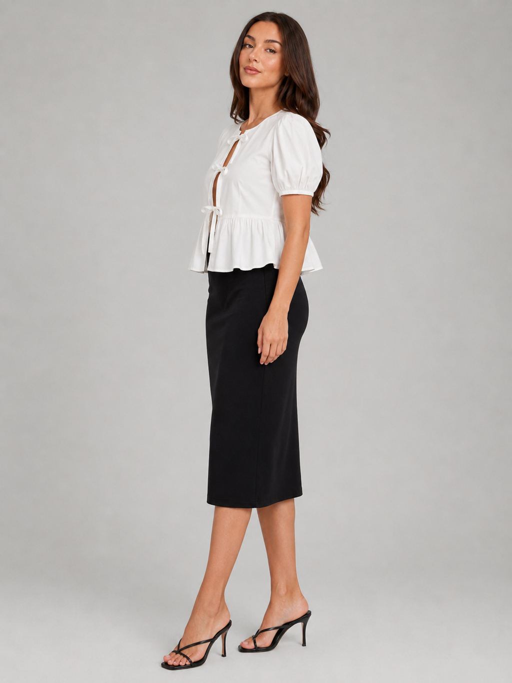 Paulette - Dames Crop Top Met Luipaardprint En Ruches