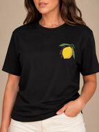 Takje - Dames T-shirt Met Citroenprint