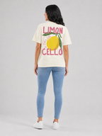 Takje - Dames T-shirt Met Citroenprint