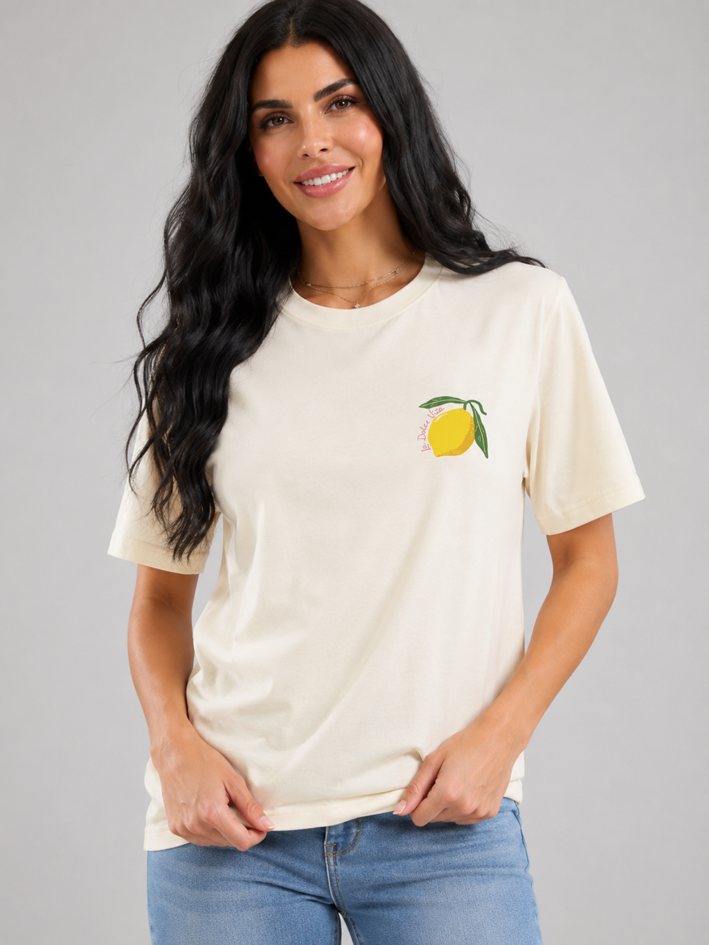 Takje - Dames T-shirt Met Citroenprint
