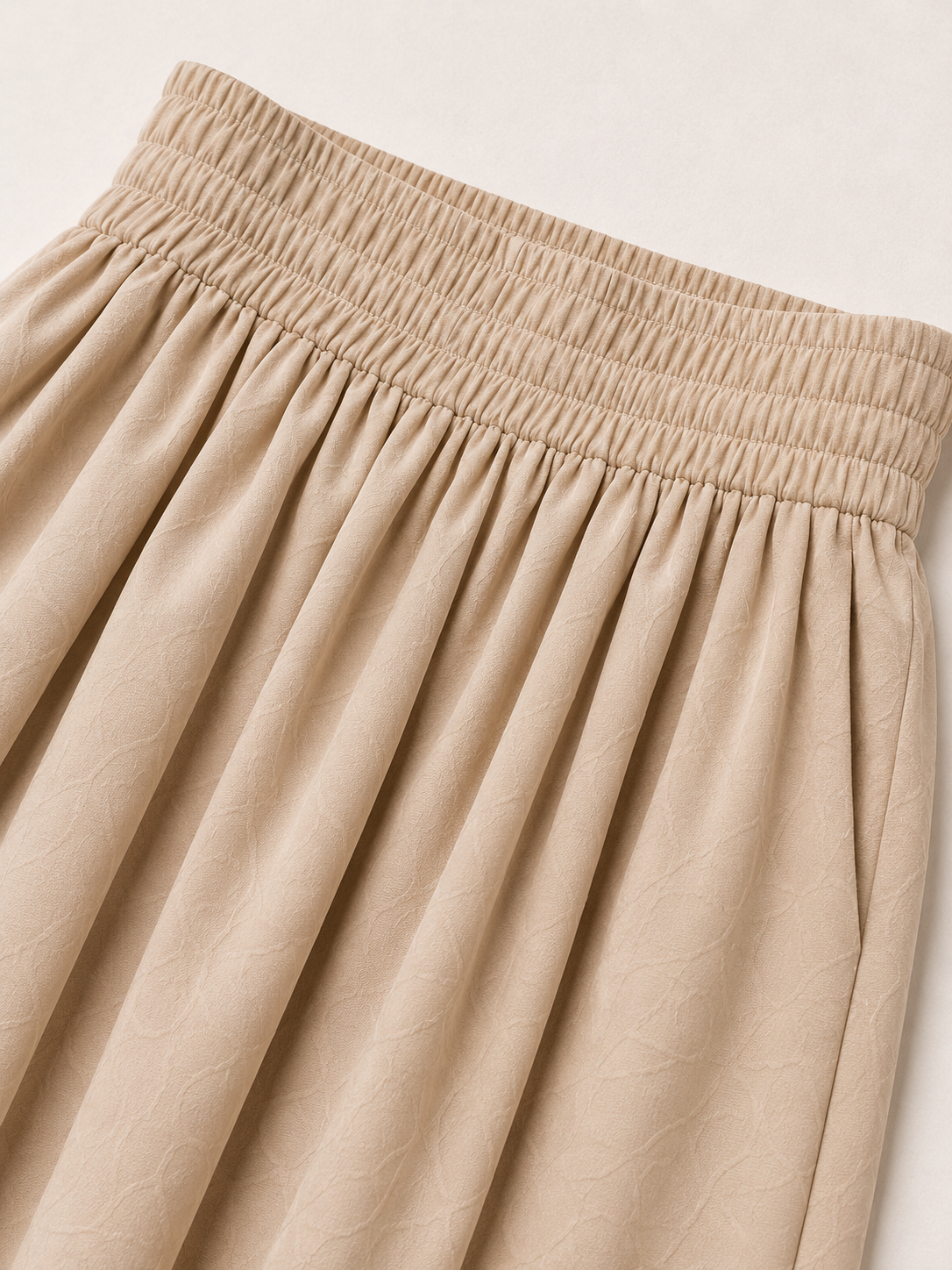 Polina - Dames Midi-rok Met Hoge Taille En Plooien
