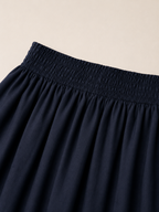 Polina - Dames Midi-rok Met Hoge Taille En Plooien