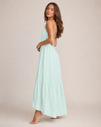 Livia -Dames Maxi-jurk Met Spaghettibandjes