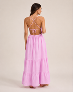 Livia -Dames Maxi-jurk Met Spaghettibandjes