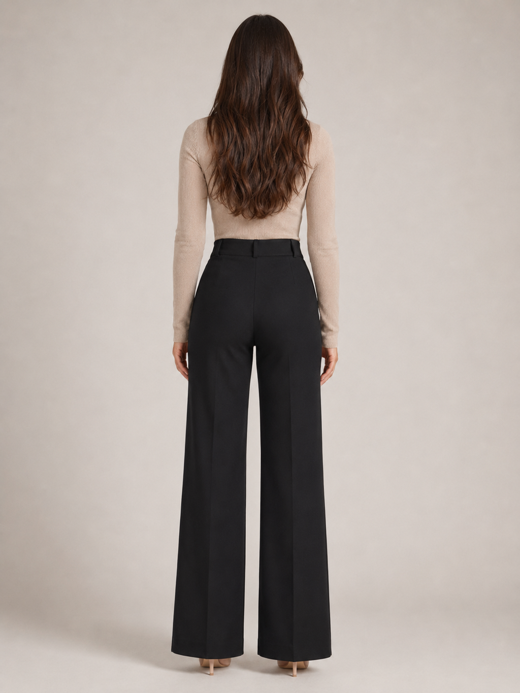 Pierrette - Dames High-waist Pantalon Met Rechte Pijpen