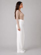 Pierrette - Dames High-waist Pantalon Met Rechte Pijpen