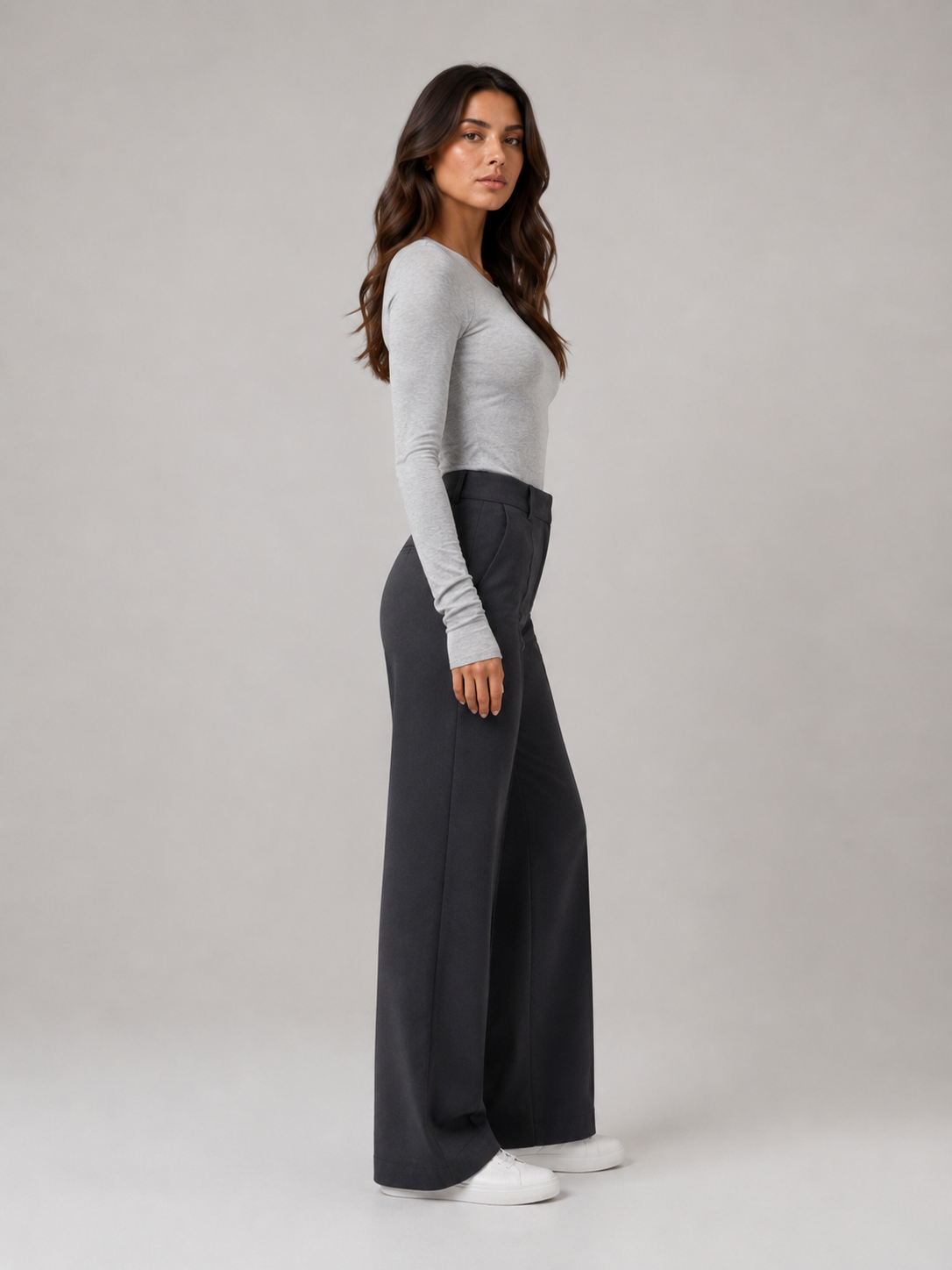 Pierrette - Dames High-waist Pantalon Met Rechte Pijpen