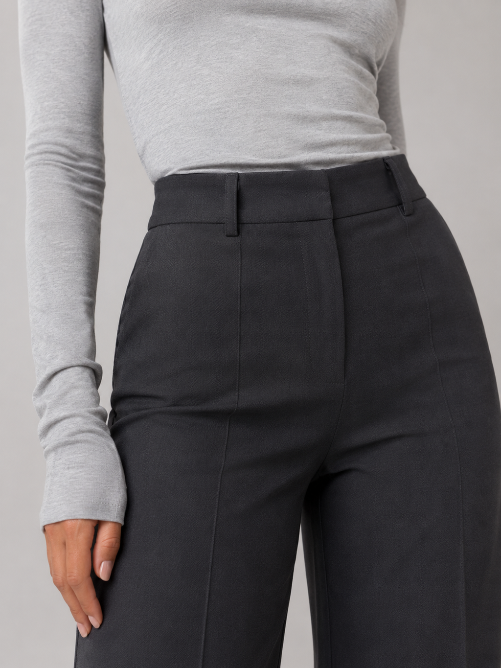 Pierrette - Dames High-waist Pantalon Met Rechte Pijpen
