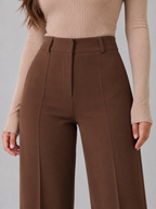 Pierrette - Dames High-waist Pantalon Met Rechte Pijpen