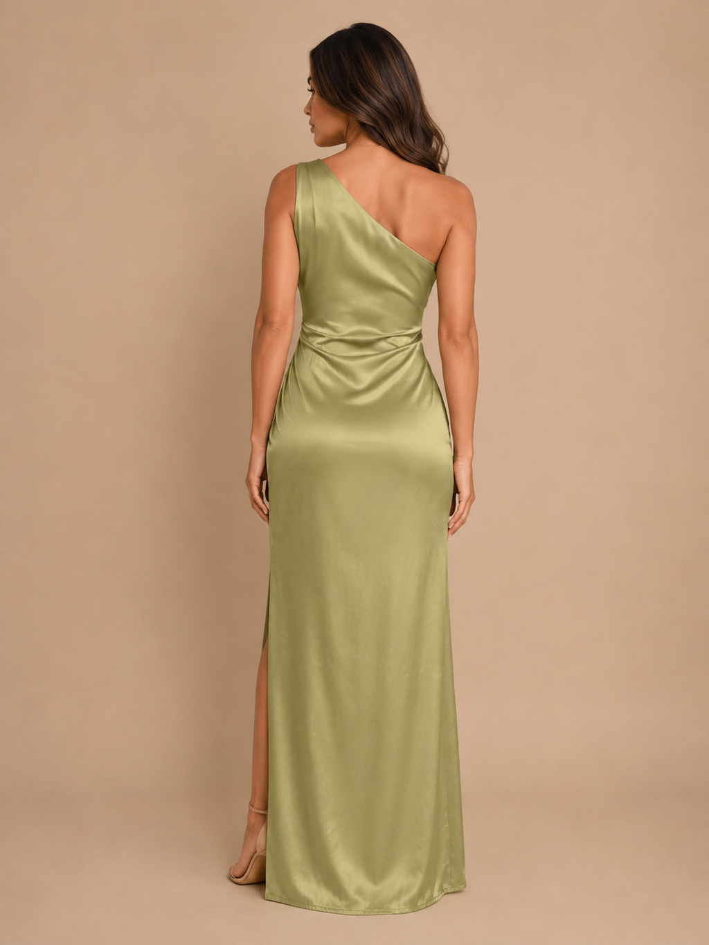 Novi - Mouwloze Maxi-jurk Met Hoge Taille