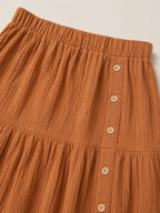 Pandora - Dames Boho Maxi-rok Met Volantlagen En Elastische Taille