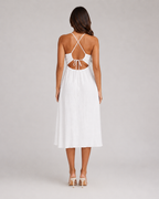 Florenza - Midi-jurk Met Cut-Out En Hoge Split