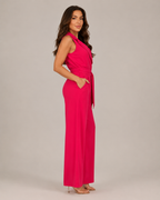 Hélianne - Mouwloze Jumpsuit Met Diepe V-hals En Tailleband