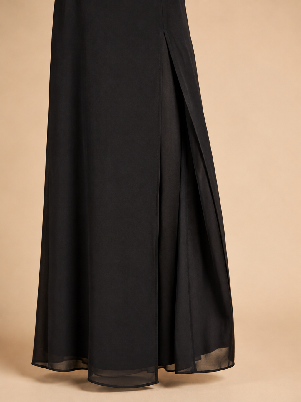 Qelina - Dames halter maxi-jurk met open rug en split