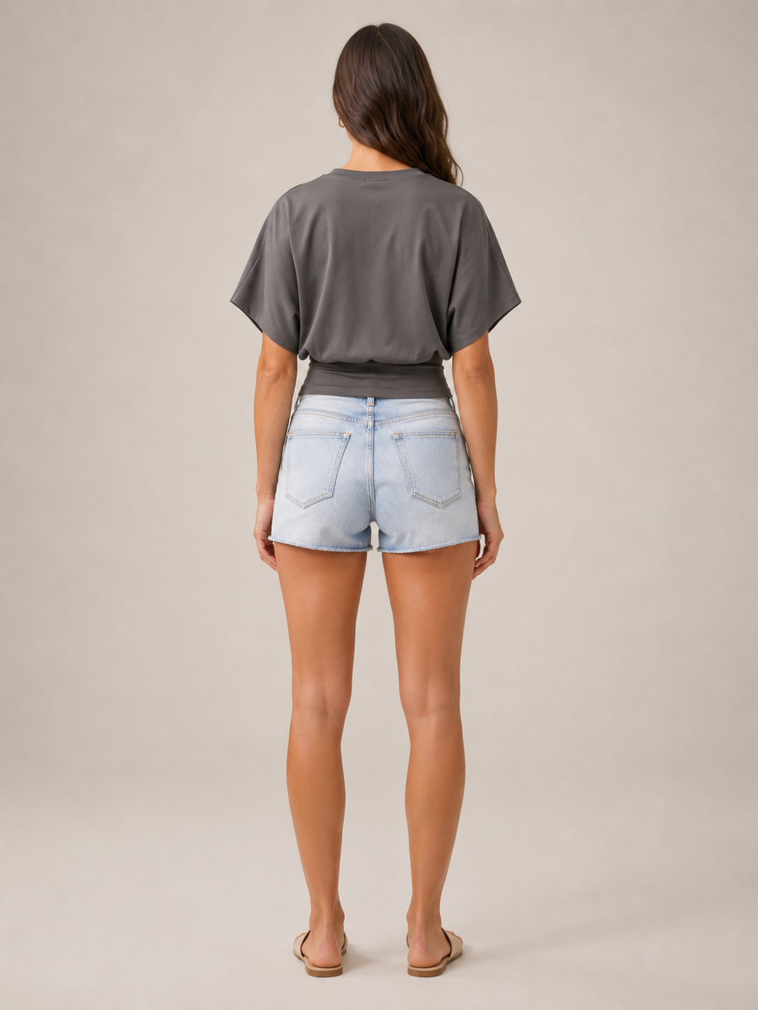 Havira - Dames T-shirt Met Korte Vleermuismouwen
