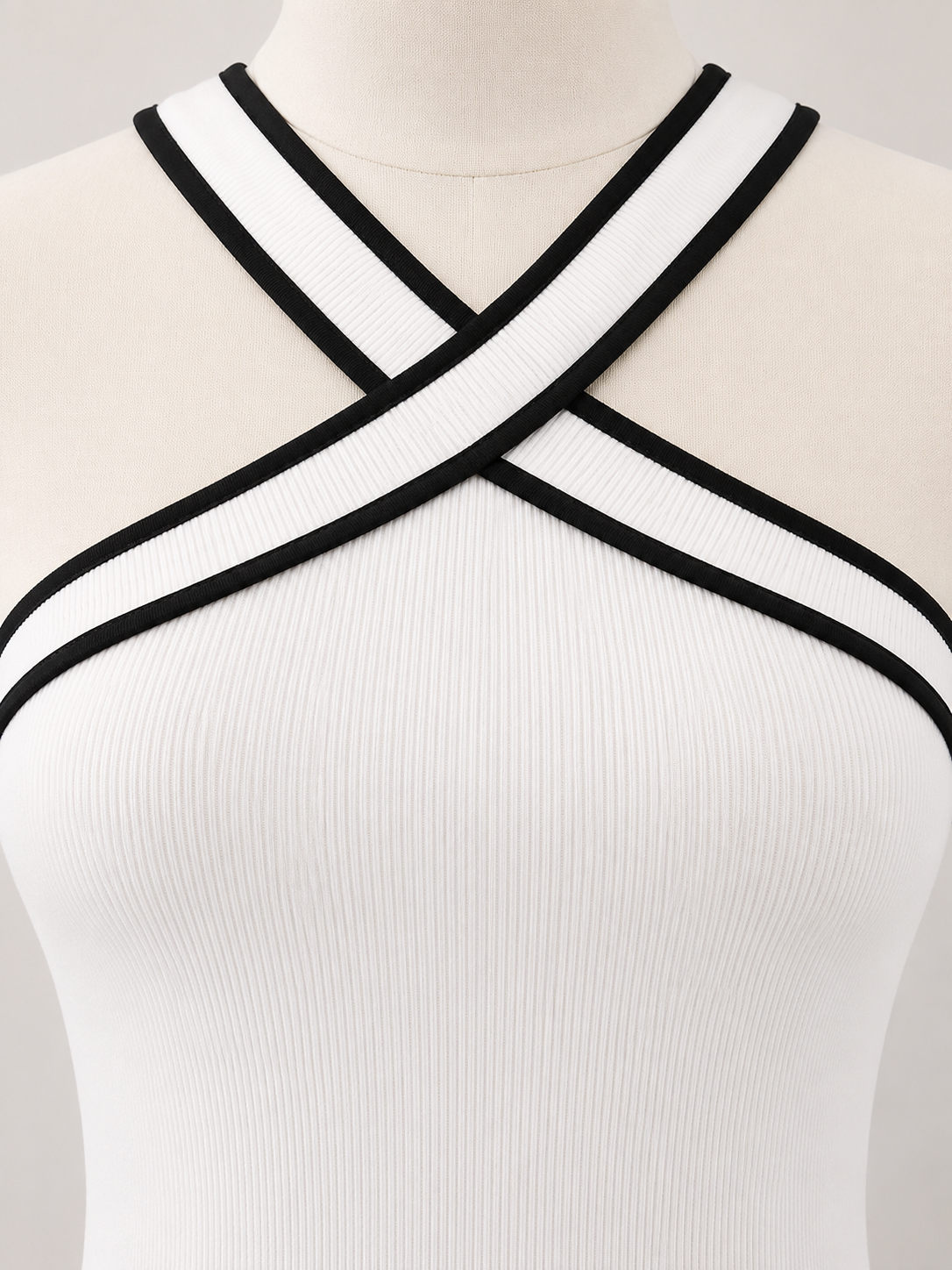 Philippa - Dames Cross Halter Top
