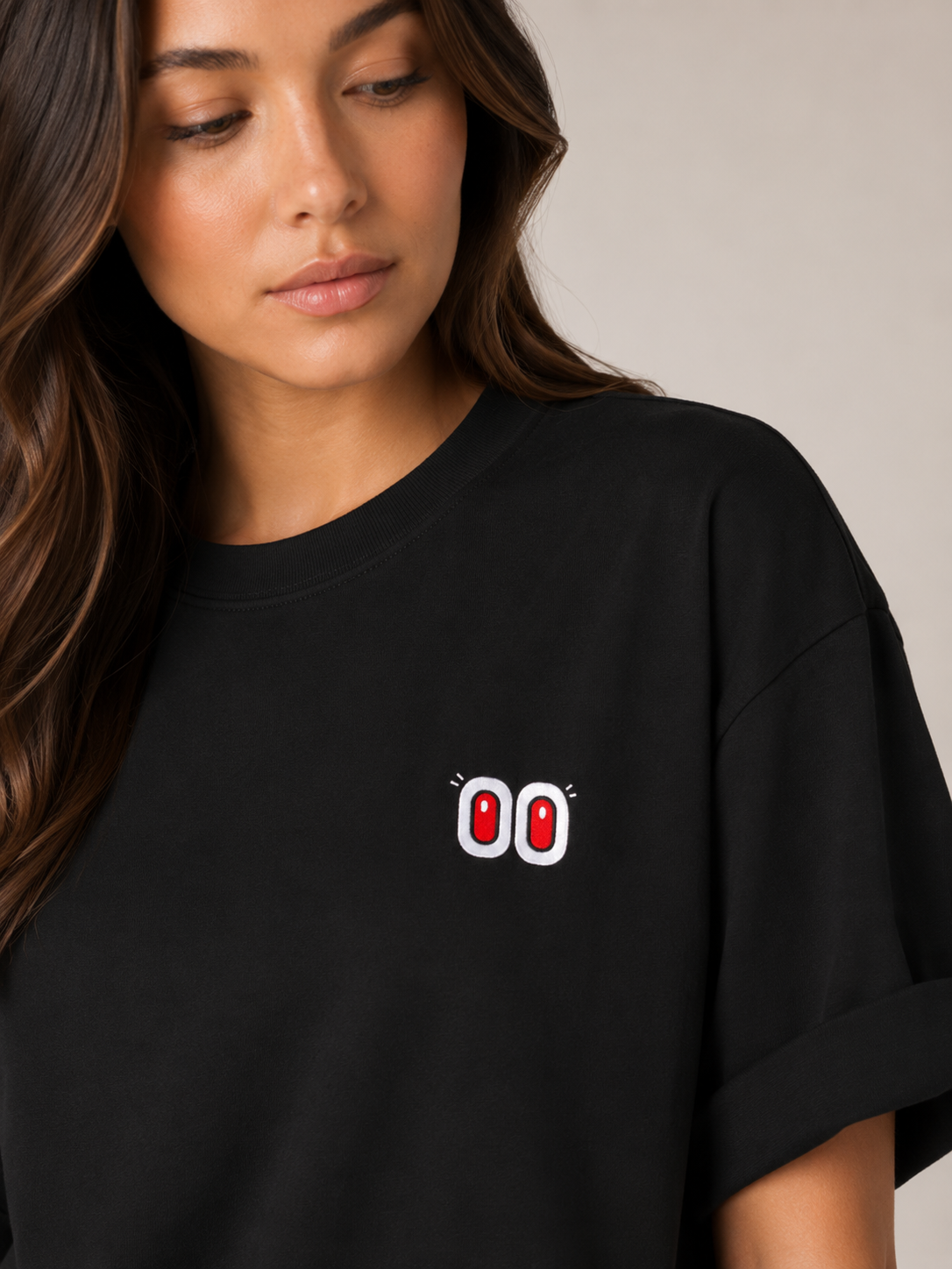 Paloma - Katoenen Dames T-shirt Met Smiley Print