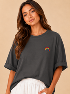 Paloma - Katoenen Dames T-shirt Met Smiley Print