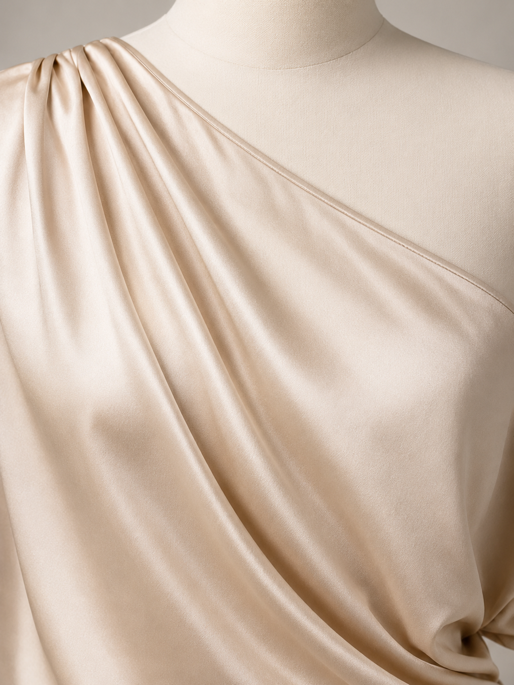 Kylena - Groene Top met Asymmetrische Halslijn