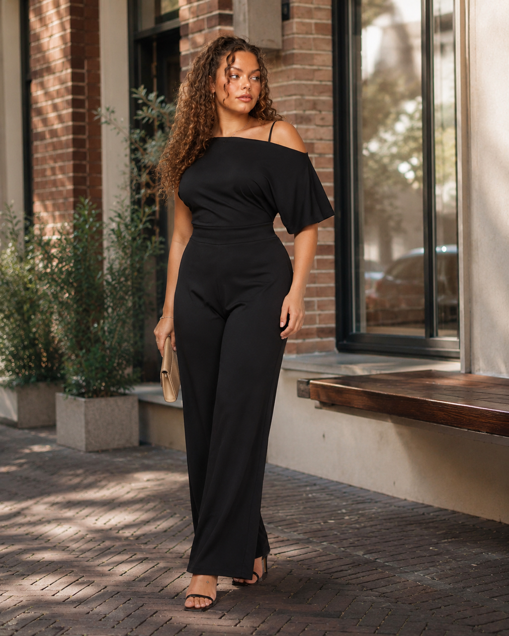 Giorenna - Dames Jumpsuit Met Hoge Taille En Flatterende Pasvorm
