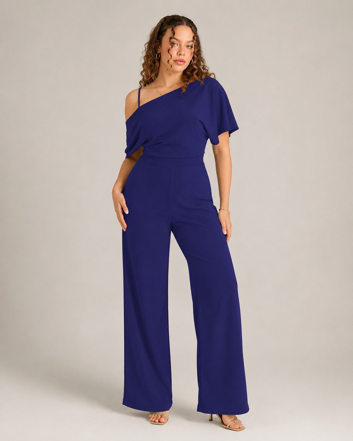 Giorenna - Dames Jumpsuit met Hoge Taille en Flatterende Pasvorm