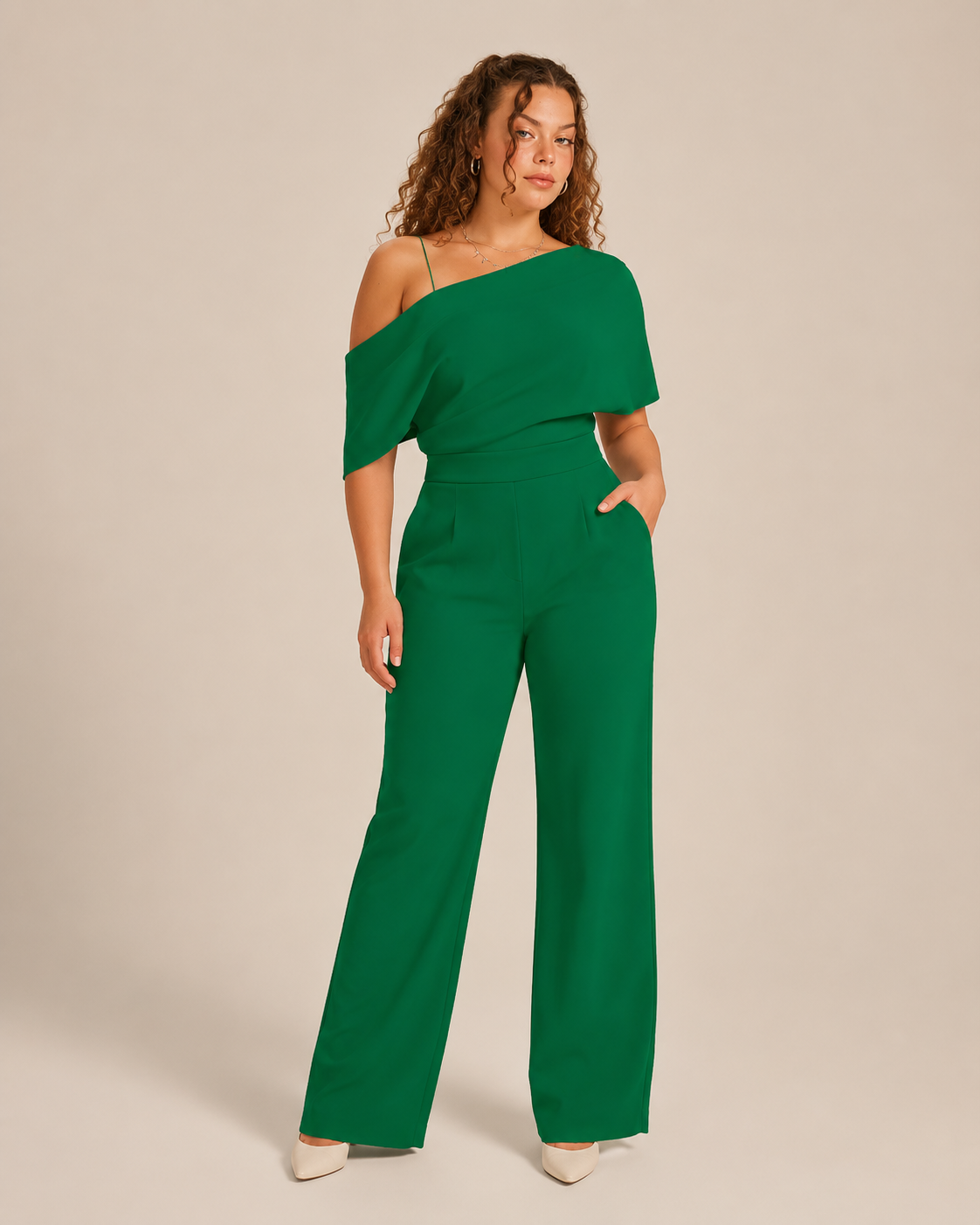 Giorenna - Dames Jumpsuit met Hoge Taille en Flatterende Pasvorm