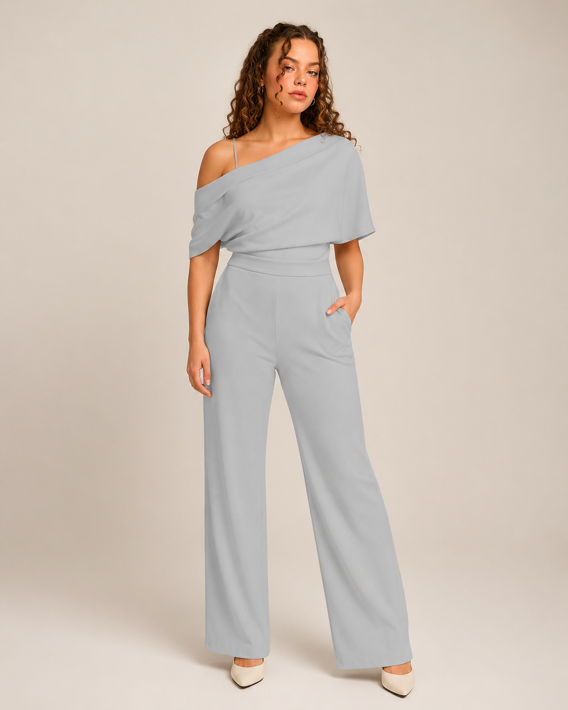Giorenna - Dames Jumpsuit met Hoge Taille en Flatterende Pasvorm