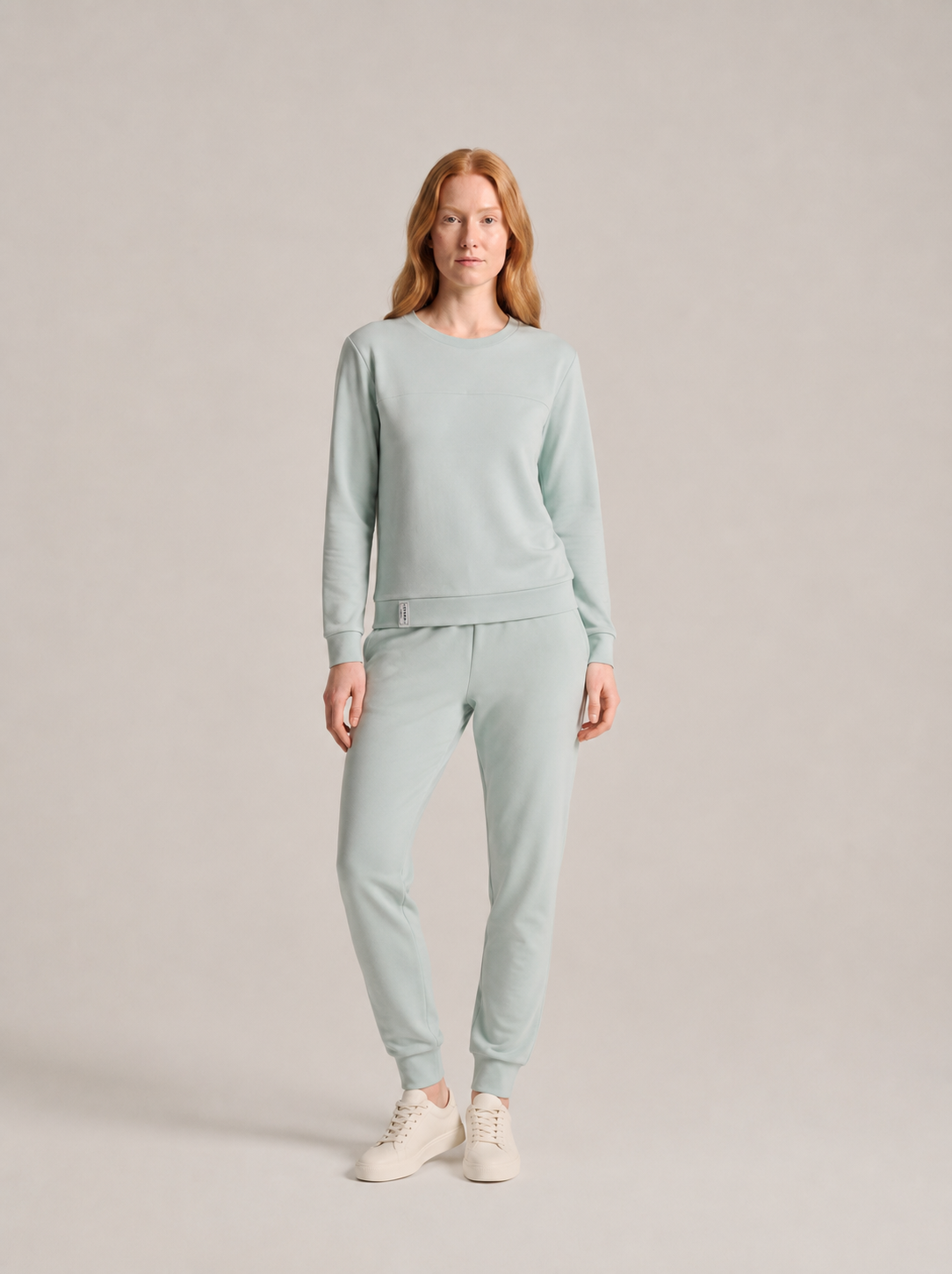 Xenia - verwarmende fluwelen thermoset met lange mouwen