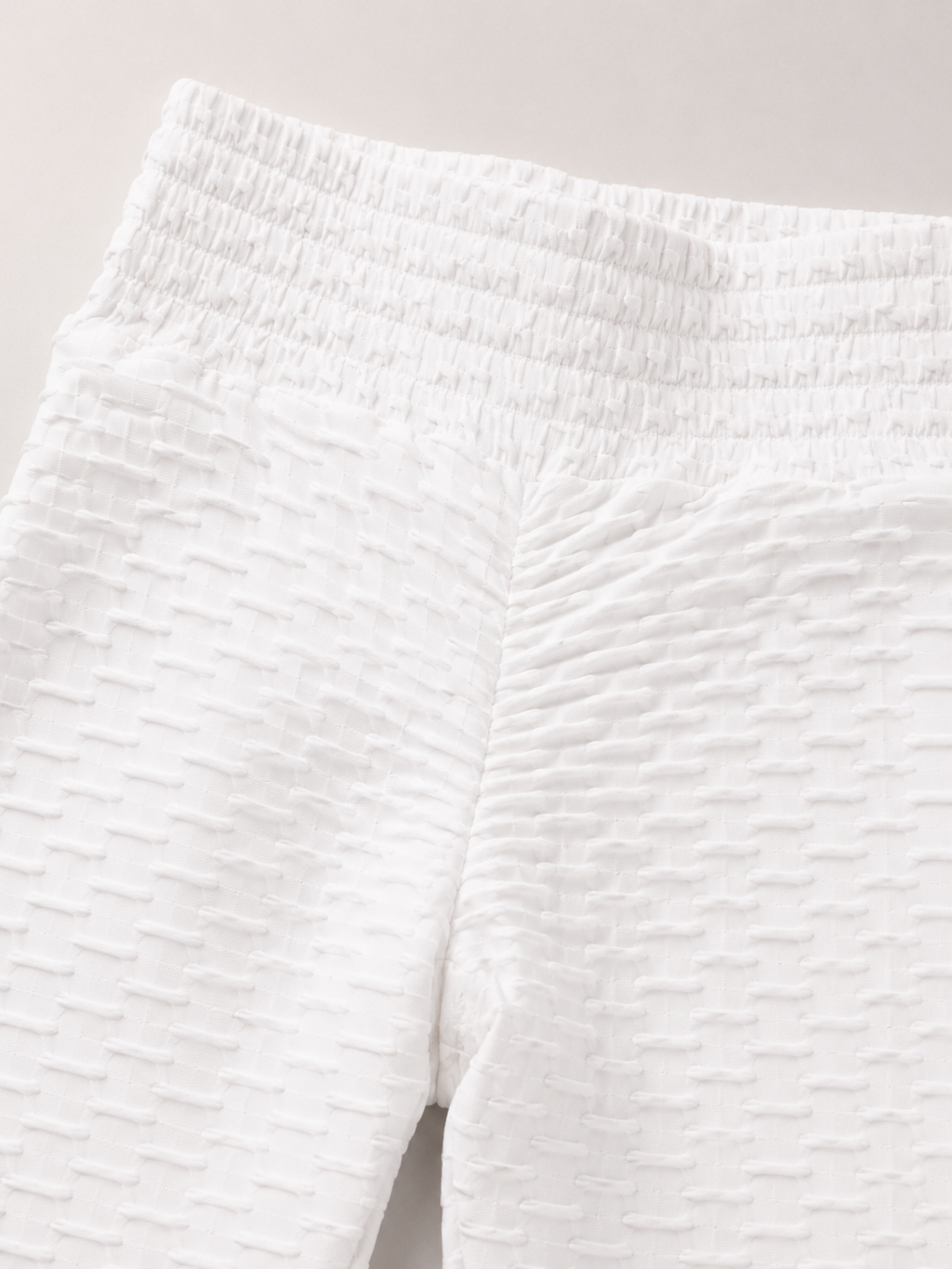 Quira - Dames Jacquard Legging Met Hoge Taille En Scrunch Detail