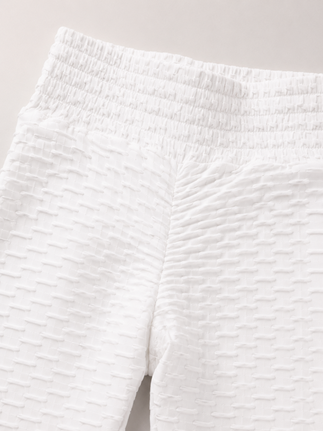 Quira - Dames Jacquard Legging Met Hoge Taille En Scrunch Detail