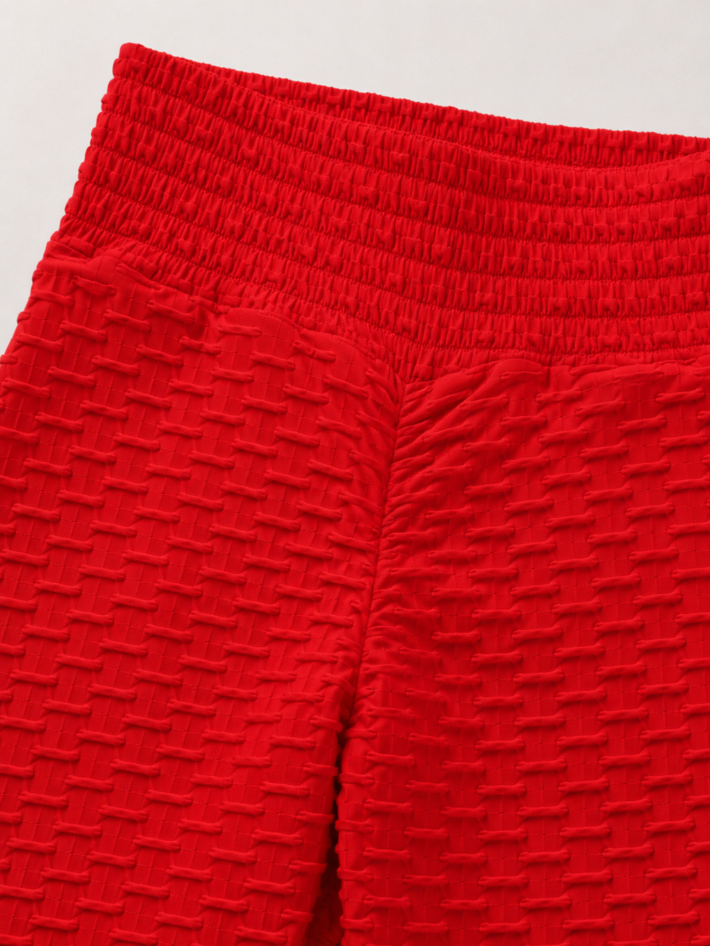 Quira - Dames Jacquard Legging Met Hoge Taille En Scrunch Detail