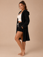 Quella - Driedelige Dames Pyjamaset Met Crop Top, Vest En Short