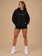 Qiana - Dames Pluche Hoodie Met Rugprint En Capuchon